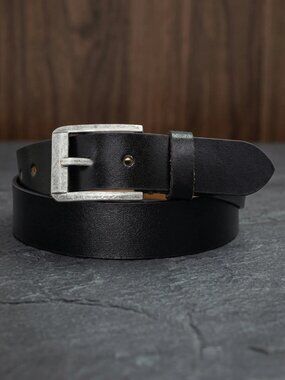 Genuine Leather Belt For Men Classy Dress Belts Mens Belt with Antique Buckle